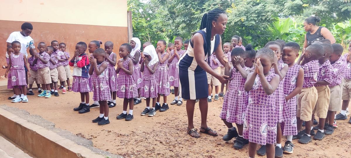 Morning Assembly for the KG's