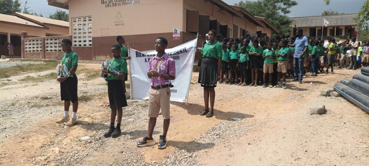 When You Win Two Inter-school Competition Cups