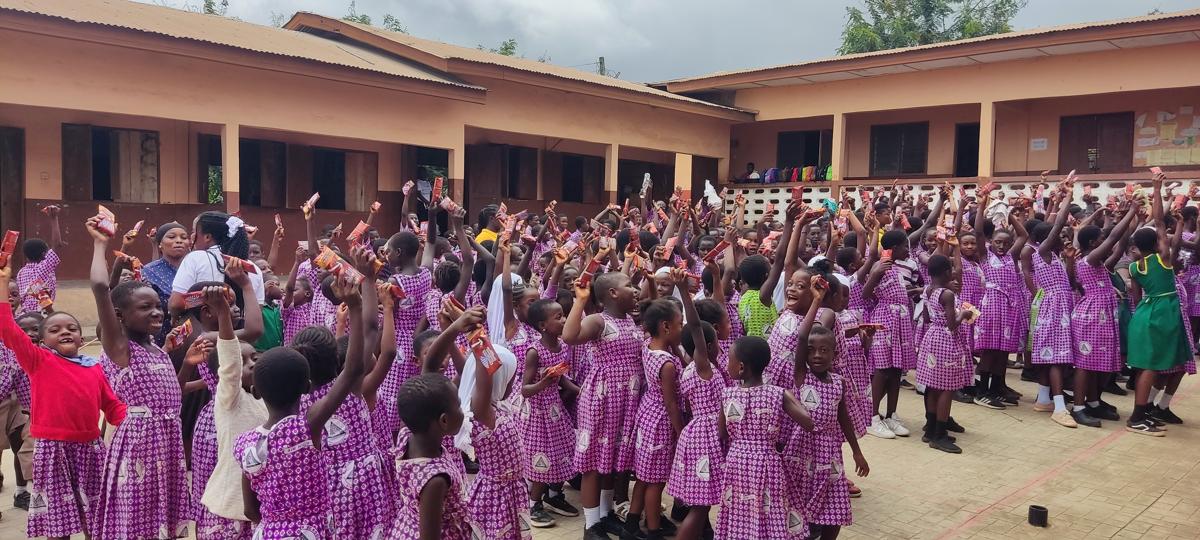 Fanmilk Ghana Visit to Rev. Pinanko